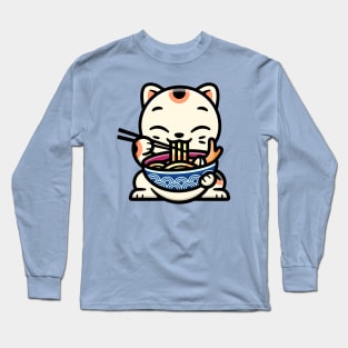 Kitty Ramen Yum! Long Sleeve T-Shirt